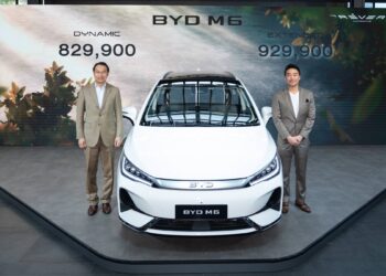 บีวายดี ร่วมกับ เรเว่ ออโตโมทีฟ เปิดตัว BYD M6 รถ MPV ไฟฟ้า 6 ที่นั่ง ตอบโจทย์ครอบครัวยุคใหม่ด้วยเทคโนโลยีล้ำสมัย และความสะดวกสบายครบครัน