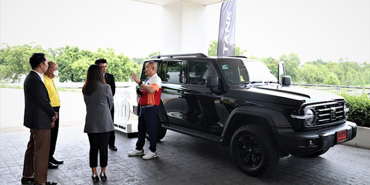 เกรท วอลล์ มอเตอร์ ถ่ายทอดองค์ความรู้และนวัตกรรมผ่านรถยนต์พลังงานใหม่ เพื่อขับเคลื่อนการขนส่งแห่งอนาคต ในงานขนส่งสัมพันธ์ 3 เหล่าทัพ ครั้งที่ 54