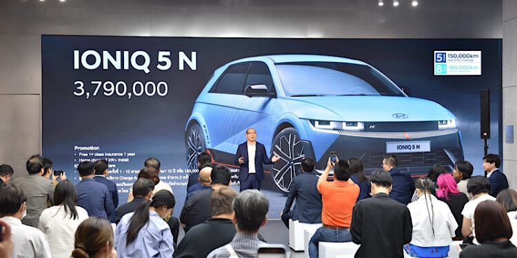 ฮุนได โมบิลิตี้ ประเทศไทย ทุ่มงบพันล้านเสริมแกร่งอุตสาหกรรม EV ไทย พร้อมเปิดตัว “IONIQ 5N” สร้างนิยามใหม่ของรถไฟฟ้าสมรรถนะสูง