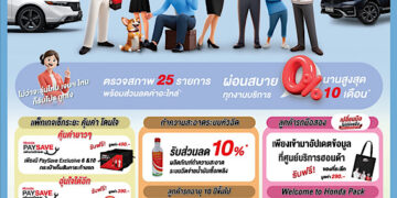 ฮอนด้า ส่งแคมเปญ “Honda, We are family เพราะเราคือครอบครัวฮอนด้า ตอบแทนความผูกพันให้ลูกค้าฮอนด้าด้วยสิทธิพิเศษ ณ ศูนย์บริการฮอนด้าทั่วประเทศ ตั้งแต่ ต.ค. – ธ.ค. 2567  