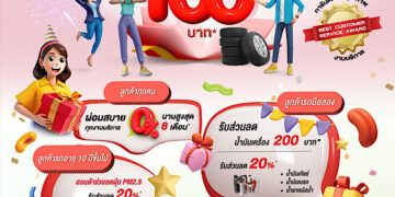 ตรวจเช็กรถฟรี รับปีใหม่กับฮอนด้า รับเพิ่ม ! ส่วนลดสำหรับแบตเตอรี่และยางรถยนต์ทุกรุ่นทุกยี่ห้อ พร้อมส่วนลดอะไหล่และสิทธิประโยชน์อื่นๆ ตั้งแต่ 1 – 31 ม.ค. 2568