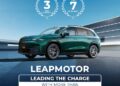 Leapmotor ติดอันดับ TOP 3 รถพลังงานใหม่กลุ่ม Startup ในประเทศจีน และรั้งอังดับที่ 7 ยอดขายรวม 293,724 คัน เติบโตขึ้น 100% เมื่อเทียบกับปี 2023