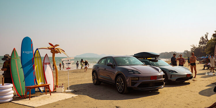 ปอร์เช่ ประเทศไทย ร่วมงาน Surf Paradise เปิดประสบการณ์ใหม่แห่งยนตรกรรมสปอร์ตพลังงานไฟฟ้า ผสานความเร็ว สมรรถนะ และไลฟ์สไตล์แห่งอนาคต