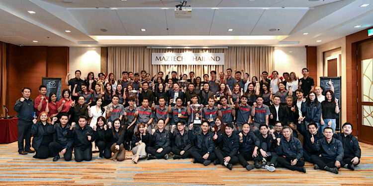 มาสด้าอัปสกิลจัดแข่งขัน MAZTECH THAILAND ประจำปี 2567 ยกระดับมาตรฐานการบริการส่งมอบประสบการณ์ที่ดีที่สุดให้ลูกค้า