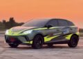 เอ็มจี ส่ง NEW MG4 ELECTRIC รุ่น XPOWER โชว์ศักยภาพ “อีวีตัวจี๊ด” บนสนามแข่ง A car parked on a road  AI-generated content may be incorrect ในรายการ Gymkhana GC Grid Competition Series 2025 By Harson Tyres