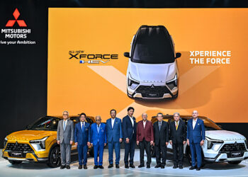 มิตซูบิชิชวนสัมผัสยนตรกรรมฟูลไฮบริดสุดล้ำสมัย 2 รุ่นใหม่ล่าสุด ‘ออล-นิว มิตซูบิชิ เอ็กซ์ฟอร์ส เอชอีวี’ และ ‘มิตซูบิชิ เอ็กซ์แพนเดอร์ เอชอีวี เพลย์’ พร้อมแคมเปญพิเศษ ที่งานบางกอก อินเตอร์เนชั่นแนล มอเตอร์โชว์ ครั้งที่ 46