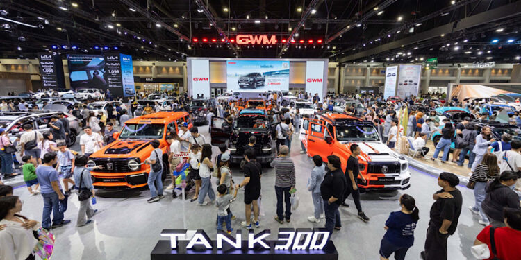 แรงเกินต้าน! NEW GWM TANK 300 DIESEL ยอดจองทะลุเป้ากว่า800 คันในเพียง 5 วัน พร้อมเอาใจแฟน ๆ ขยายระยะเวลาของราคาแนะนำจนจบงานมอเตอร์โชว์ฯ นี้เท่านั้น!