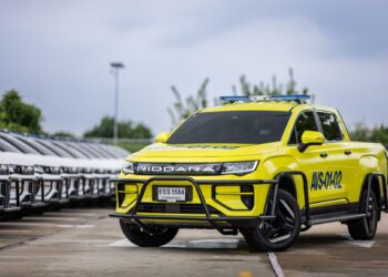 RIDDARA RD6 รถกระบะไฟฟ้า 100% ในเครือ GEELY เข้าประจำการในบริษัท รักษาความปลอดภัย ท่าอากาศยานไทย สนับสนุนภารกิจ “สนามบินต้นแบบที่เป็นมิตรกับสิ่งแวดล้อม (Green Airport)”