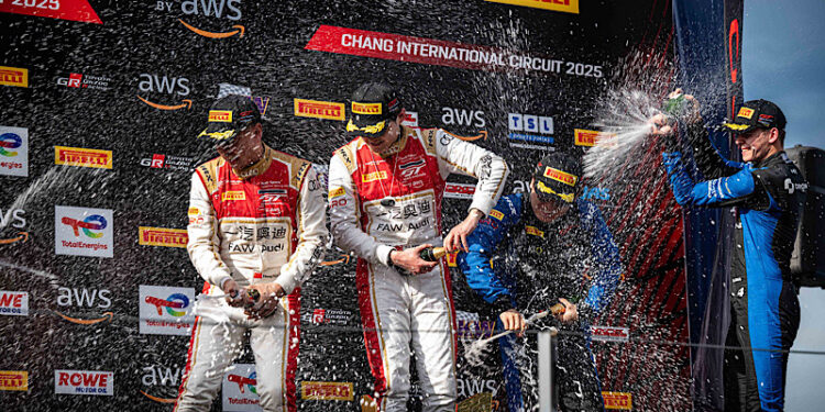 “จีที เวิลด์ เอเชีย” เปิดฉากชิงดำสุดมันส์! “คู่หูนักแข่งจีน” แซงเดือด กระหึ่มชัยชนะเรซแรกที่ไทย