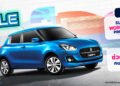 SUZUKI SWIFT DOUBLE DEAL โปรแรงแซงทุกดีล! ซื้อ SUZUKI SWIFT วันนี้ รับฟรี SUZUKI WORRY FREE PROGRAM 777 พร้อม ข้อเสนอพิเศษ ช่วยผ่อนคนละครึ่ง นาน 1 ปี!