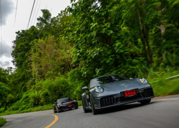 ปอร์เช่ 911 GTS T-Hybrid และ 911 Carrera ใหม่ สัมผัสสมรรถนะเร้าใจทุกโค้ง บนเส้นทางสุดท้าทายกลางธรรมชาติที่เชียงใหม่