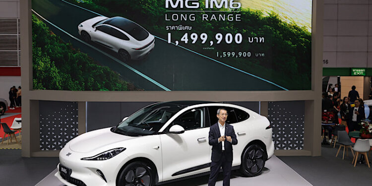 เอ็มจี เปิดราคา NEW MG IM6 Premium LONG RANGE ราคาพิเศษ 1,499,900 บาท พร้อมข้อเสนออีกเพียบในงาน BIG MOTOR SALE 2025