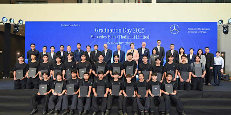 เมอร์เซเดส-เบนซ์ ยกระดับมาตรฐานและทักษะด้านการบริการหลังการขายให้กับบุคลากรไทย ในงาน Graduation Day และ National Customer Services Skill Contest ประจำปี 2025