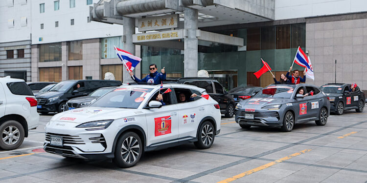 คาราวาน มิตรภาพไทย-จีน BYD SEALION 6 DM-i ถึงปักกิ่งแล้ว พิสูจน์ความแกร่งและสมรรถนะกว่า 5,000 ก.ม.
