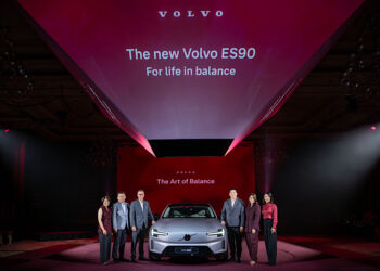 เปิดตัวเป็นครั้งแรกในเอเชียกับ Volvo ES90 รถไฟฟ้าเต็มรูปแบบรุ่นใหม่ล่าสุด ที่ออกแบบมาเพื่อเติมเต็มความสมดุลให้ทุกการเดินทาง