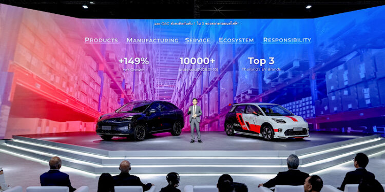 GAC AION Thailand ขนทัพยนตรกรรมพลังงานใหม่จัดแสดงครบทุกไลน์อัปในงาน Motor Expo 2025 พร้อมเผยโฉม “Govy AirCab” ยานยนต์บินได้ไร้คนขับ