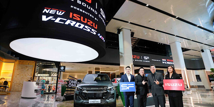 อีซูซุร่วมกับเอส เอฟ เปิดตัวภาพยนตร์โฆษณา Digital Sound Check ชุดใหม่ล่าสุด “ISUZU V-CROSS 4×4 THE ONE & ONLY EXPERIENCE”
