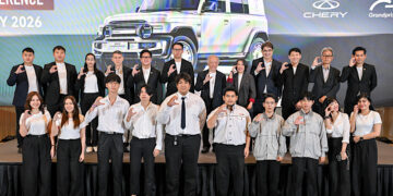 เชอรี ประเทศไทย ผนึกกำลังสมาคมวิศวกรรมยานยนต์ไทย และบมจ.กรังด์ปรีซ์ฯ  เปิดเวทีคนรุ่นใหม่ โชว์ไอเดียแต่งรถ ชิงรางวัลกว่า 4 แสนบาท พร้อมบินลัดฟ้าเข้าร่วม WORKSHOP และเข้าร่วมชมงาน Auto China 2026 ณ สาธารณรัฐประชาชนจีน