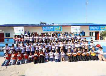 ลามิน่าสานฝันเด็กไทยได้เล่าเรียน ส่งมอบอาคารเรียนหลังใหม่ต่อเนื่องเป็นปีที่ 25