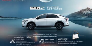 มาแล้ว ! Honda e:N2 SUV ไฟฟ้า 100% รุ่นใหม่ เปิดจองสิทธิ์ 5 – 22 มี.ค. 2569 ด้วยราคาประมาณการ 1.4XX ล้านบาท ดีไซน์สปอร์ต Fastback พร้อมฟีเจอร์พรีเมียม เปิดราคาจริง 23 มี.ค. 2569 และสัมผัสคันจริงในงาน Motor Show 2026 และโชว์รูมฮอนด้า