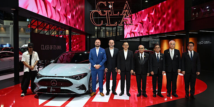 เมอร์เซเดส-เบนซ์ เปิดตัว The-all new electric CLA ในราคา 2.29 ล้านบาท เฉลิมฉลอง 140 ปี แห่งนวัตกรรมยานยนต์กับข้อเสนอพิเศษ “140 Years of Innovation Offer”