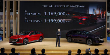 มาสด้ามอบสิทธิพิเศษสำหรับลูกค้า MAZDA6e PREMIERE PACKAGE จัดกิจกรรมสุดเอ็กซ์คลูซีฟพร้อมมอบของขวัญที่บูธมาสด้า ในงาน มอเตอร์ โชว์