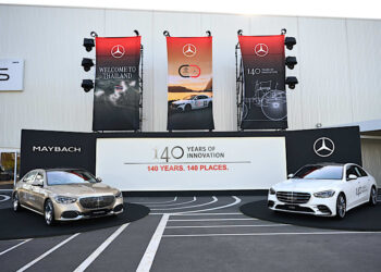 เมอร์เซเดส-เบนซ์ ต้อนรับ The new S-Class ในคาราวานระดับโลก “140 Years. 140 Places.” ปักหมุดประเทศไทยสู่จุดหมายหลักของแคมเปญเฉลิมฉลองแห่งปี ซึ่งครอบคลุม 6 ทวีปทั่วโลก
