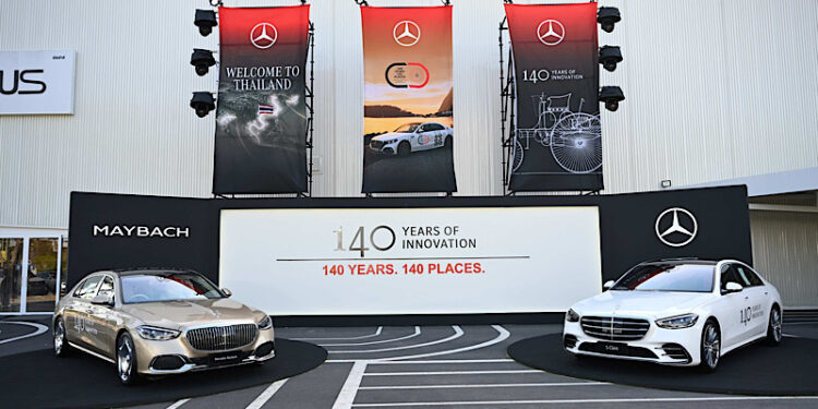 เมอร์เซเดส-เบนซ์ ต้อนรับ The new S-Class ในคาราวานระดับโลก “140 Years. 140 Places.” ปักหมุดประเทศไทยสู่จุดหมายหลักของแคมเปญเฉลิมฉลองแห่งปี ซึ่งครอบคลุม 6 ทวีปทั่วโลก