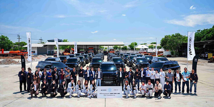 GWM ส่งมอบ GWM TANK 500 DIESEL 2.4T แก่กรมชลประทาน ตอกย้ำภาพลักษณ์แบรนด์ที่ได้รับความไว้วางใจจากหน่วยงานภาครัฐ