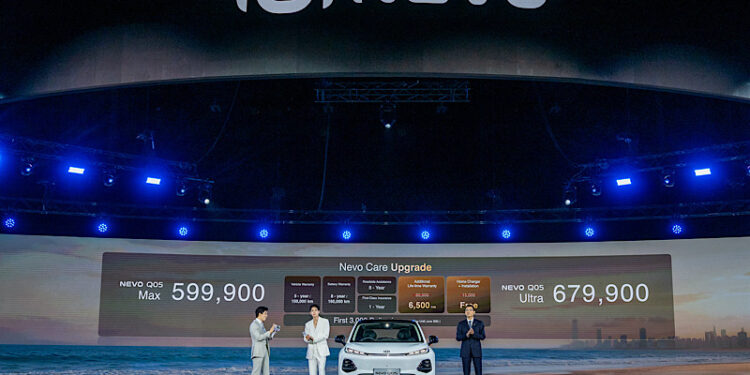 CHANGAN THAILAND ประกาศเปิดตัว ‘NEVO Q05’ อย่างเป็นทางการ  เคาะราคาพิเศษสุดเร้าใจ เริ่ม 599,900 บาท พร้อมเปิดตัว ‘บิวกิ้น’ ในฐานะ CHANGAN NEVO BRAND PRESENTER 