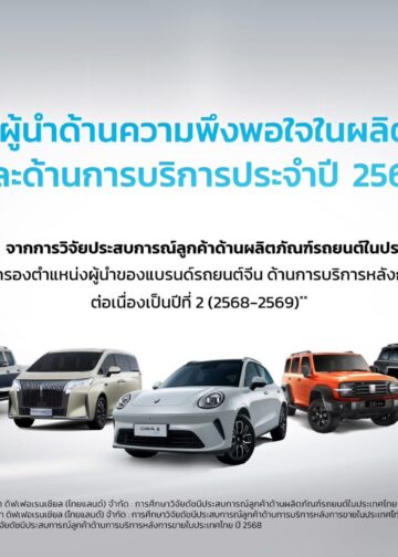 GWM ตอกย้ำผู้นำด้านบริการหลังการขายของแบรนด์รถยนต์จีนในไทย ด้วยมาตรฐาน ความโปร่งใส และความอุ่นใจที่ผู้ใช้จริงพิสูจน์แล้ว