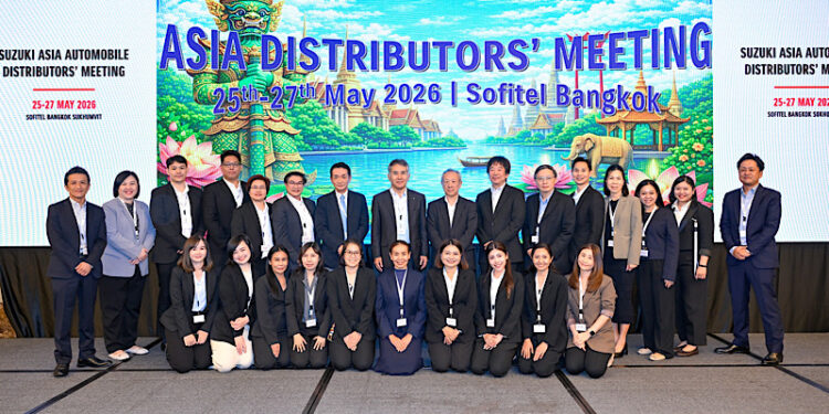 ซูซูกิจัดประชุม Suzuki Asia Distributors’ Meeting 2026 ตอกย้ำความเชื่อมั่นในการดำเนินธุรกิจในประเทศไทย และเป็นศูนย์กลางของตลาดสำคัญในเอเซีย