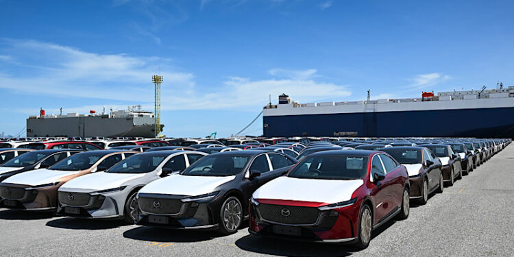 The All-Electric Mazda6e มาถึงประเทศไทยแล้ว พร้อมส่งมอบให้ลูกค้าเร็ว ๆ นี้