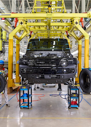 เชอรี ประเทศไทย เปิดไลน์ประกอบรถไฟฟ้า “Chery V23” อย่างเป็นทางการ พร้อมทยอยส่งมอบให้ลูกค้าไทย