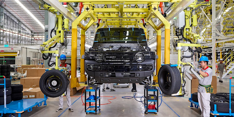 เชอรี ประเทศไทย เปิดไลน์ประกอบรถไฟฟ้า “Chery V23” อย่างเป็นทางการ พร้อมทยอยส่งมอบให้ลูกค้าไทย