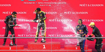 “เติ้น ทัศนพล” เขียนประวัติศาสตร์หน้าใหม่​ พาธงชาติไทยคว้ารองแชมป์ Feature Race – FIA Formula 2 ที่สปา-ฟรังกอร์ฌองส์, เบลเยียม 