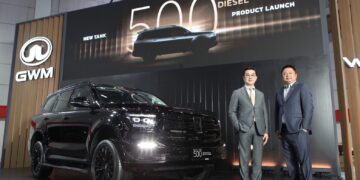 GWM เปิดตัว NEW TANK 500 3.0T DIESEL ขุมพลังดีเซล 3.0 ลิตรอย่างเป็นทางการ ราคาเริ่มต้นที่ 1,669,000 บาท พร้อมสิทธิพิเศษช่วงเปิดตัว (Early Bird)เฉพาะรุ่น 4WD