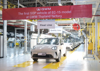 GWM สร้างประวัติศาสตร์หน้าใหม่ ประกาศความสำเร็จแบรนด์รถยนต์รายแรกที่ผลิตชดเชย ครบตามเงื่อนไขมาตรการ EV 3.5จาก GWM Smart Factory จังหวัดระยอง