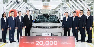 CHERY GROUP ฉลองการผลิตรถยนต์ไฟฟ้าครบ 20,000 คันในระยะเวลาเพียง 5 เดือน สะท้อนศักยภาพการผลิตและความเชื่อมั่นของลูกค้าชาวไทย พร้อมตอกย้ำพันธสัญญาต่อประเทศไทยในระยะยาว
